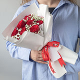 Christmas Red Roses Bouquet