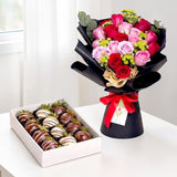 ABEED Flowers and Chocolate Set