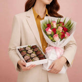 AIDAN SET Rose and Chocolate Bouquet