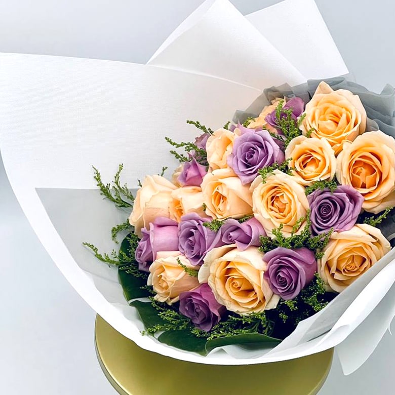 Champaign Rose Bouquet