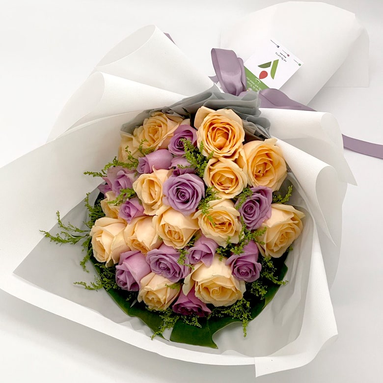 Purple  Rose Bouquet