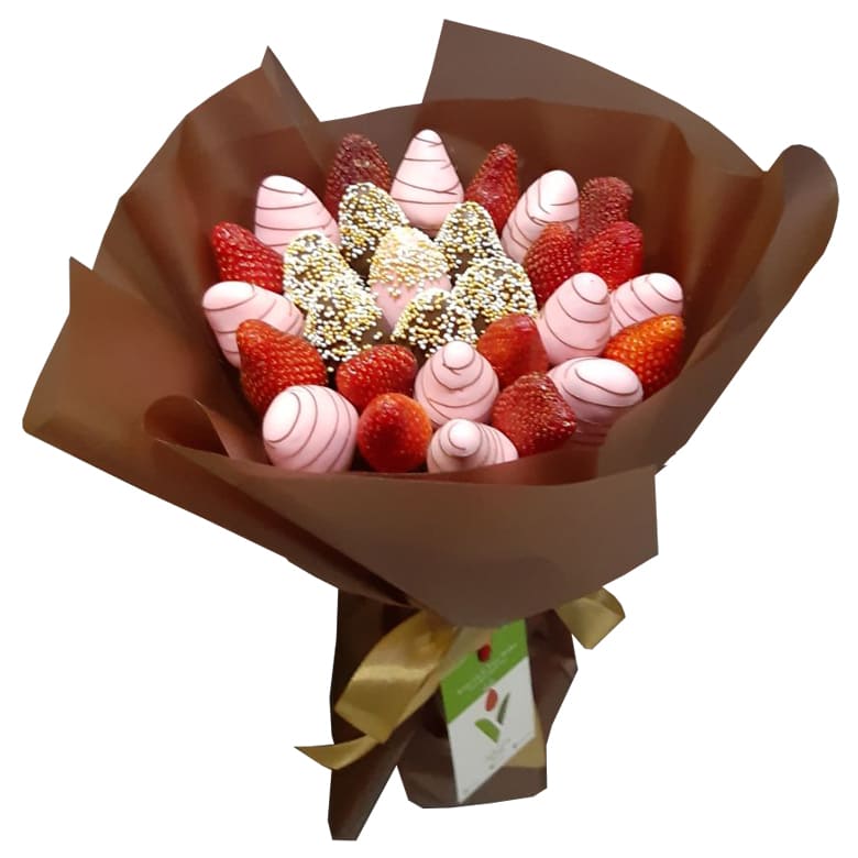 AMIRA Choco Berries Bouquet | Chocolate covered Strawberries | Gifts ...