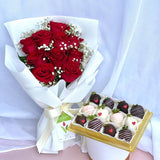 Heva Gifts: Fresh Roses and Chocolates for Birthday