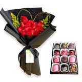 Heva Gifts: Red Rose Bouquet and Marshmallow