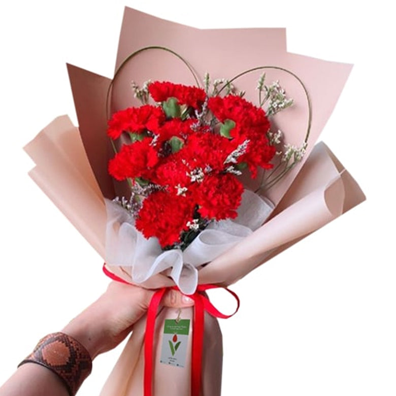 RED CARNATION BOUQUET
