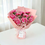 Bloom of Affection - Pink Carnations Bouquet