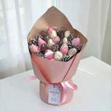Caroline chocolate strawberry bouquet for birthday with KLCC delivery