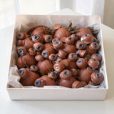Chocolate Euphoria milk chocolate-covered blueberries gift box for birthdays