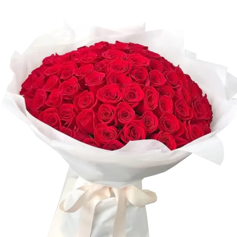 CINTA Premium Red Rose Bouquet | Birthday Flowers & Gifts | Heva Gifts ...