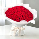 Cinta premium giant red rose bouquet anniversary flower delivery Klang Valley Heva Gifts