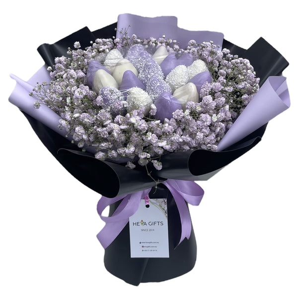 DHARANI Lavender Baby Breath and Chocolate bouquet