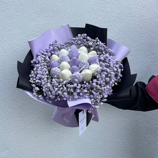 DHARANI Lavender Baby Breath and Chocolate bouquet