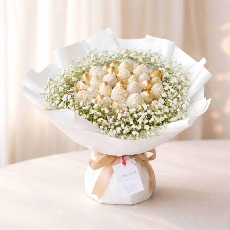 フラワー・リース shaggy white chocolat bouquet フラワー・リース shaggy white chocolat bouquet インテリア・生活