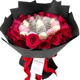 Roses and chocolate gift