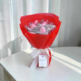FIEYQA Chocolate Strawberry Bouquet