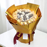Golden Bliss chocolate strawberry Ferrero Rocher mega bouquet Klang Valley florist