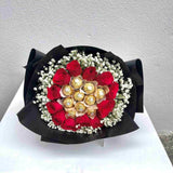 GORAN Rose Bouquet with Ferrero Rocher