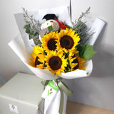 sunflower bouquet for graduation day