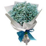 TURQUOISE LOVE Baby's Breath Bouquet