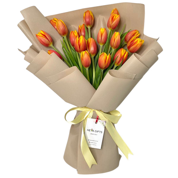 ORANGE Tulip Bouquet