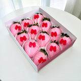 Kylie pink chocolate covered strawberries delivery Malaysia Heva Gifts