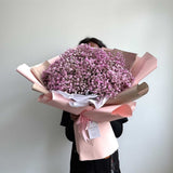 Lavina giant pink gypsophila grand anniversary romantic gift KL florist