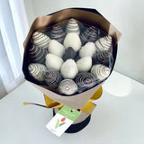 Leo chocolate strawberry bouquet birthday flowers gifts Petaling Jaya Heva Gifts