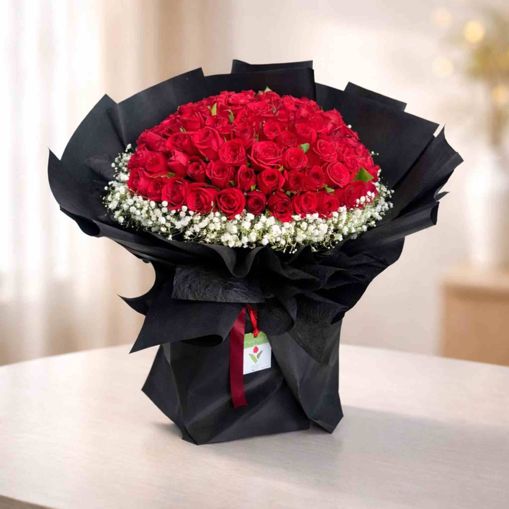LUXURY Giant 100 Red Rose Bouquet | Marriage Proposal KL | Heva Gifts