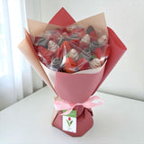 Malina chocolate strawberry bouquet anniversary delivery Johor Bahru Heva Gifts