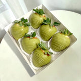 MATCHA CHOCOLATE DIPPED STRAWBERRIES