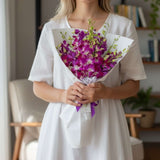 Norah purple orchids achievement admiration gift KL florist