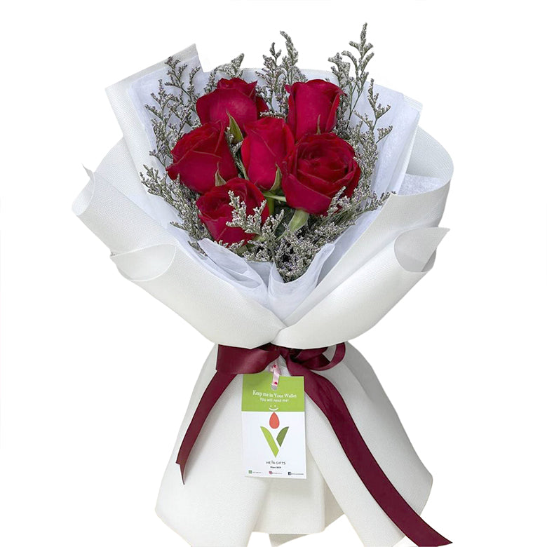 PASSION Red Rose Bouquet Flower Gift Gifts Online Heva Gifts