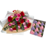 ABEELANA Flowers and Chocolate Set