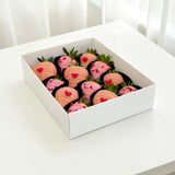 Pink Heart chocolate strawberry box romantic gift Kuala Lumpur Heva Gifts