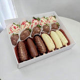 Pure Heart chocolate-dipped banana and strawberries gift delivery Malaysia