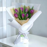Purple Rain purple tulip bouquet Mother's Day flower delivery Klang Valley Heva Gifts