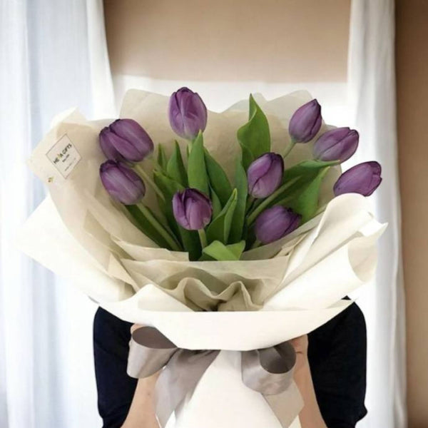 PURPLE RAIN Tulip Bouquet