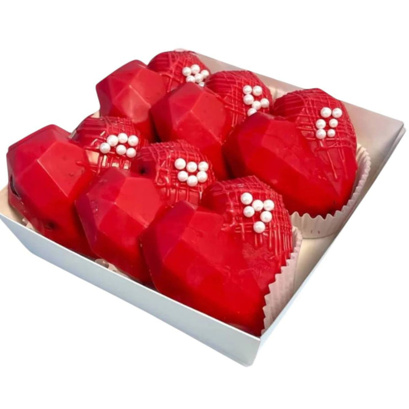 ROSA Heart-Shaped Chocolate Berry & Nuts (6pcs)