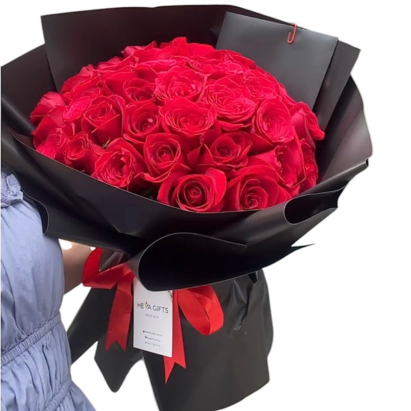 SE LA VI Premium Red Rose Bouquet