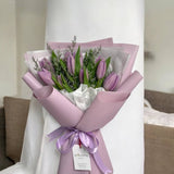 VIOLETTA PURPLE TULIP BOUQUET