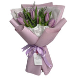 VIOLETTA PURPLE TULIP BOUQUET