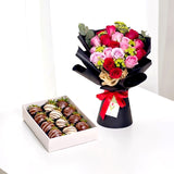 ABEED Flowers and Chocolate Set