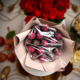 Alexa chocolate strawberry bouquet anniversary gift Kuala Lumpur florist