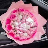 ALFINA Pink Rose and Chocolate Bouquet