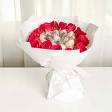 AMINA Red Roses and Chocolate Gift - Valentine's Day Gifts