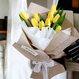 Arun fresh yellow tulips graduation friendship gift KL florist