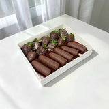 Caleb chocolate banana and strawberries box anniversary gift Klang Valley Heva Gifts