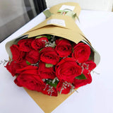 ELEGANCE Fresh Red Rose Bouquet