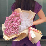 Francesca pink gypsophila bouquet romantic gift Klang Valley florist