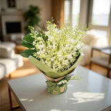 Frozen fresh white orchids anniversary new beginning gift Kuala Lumpur florist